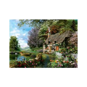 Puzzle panoramic Trefl Erdei házikó de 1000 de piese finalizat - Trefl Puzzle