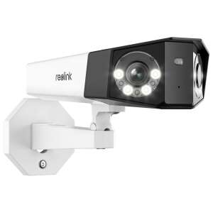 Reolink Duo 2 PoE IP Bullet camera, 4K resolution, 180 degree view, night vision, two-way audio, motion detection - Security Camera
