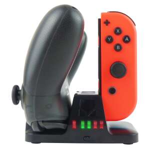 Subsonic Nintendo Switch charging station for 4 Joy-Cons and 1 Pro Controller - Controller charging station