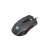 Natec Fury Hustler gaming mouse, black, optical sensor, RGB lighting, angled view