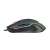 Natec Fury Hustler gaming mouse, black, optical sensor, RGB lighting, side view