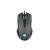 Natec Fury Hustler gaming mouse, black, optical sensor, RGB lighting, top view