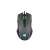 Natec Fury Hustler gaming mouse, black, optical sensor, RGB lighting, top view