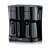Severin KA 9315 double filter coffee maker, angled view, black