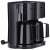 Severin KA 9315 double filter coffee maker, side view, black