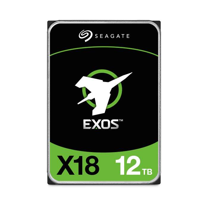 Seagate 12tb exos x18 (standard model) sata3 3.5" szerver hdd