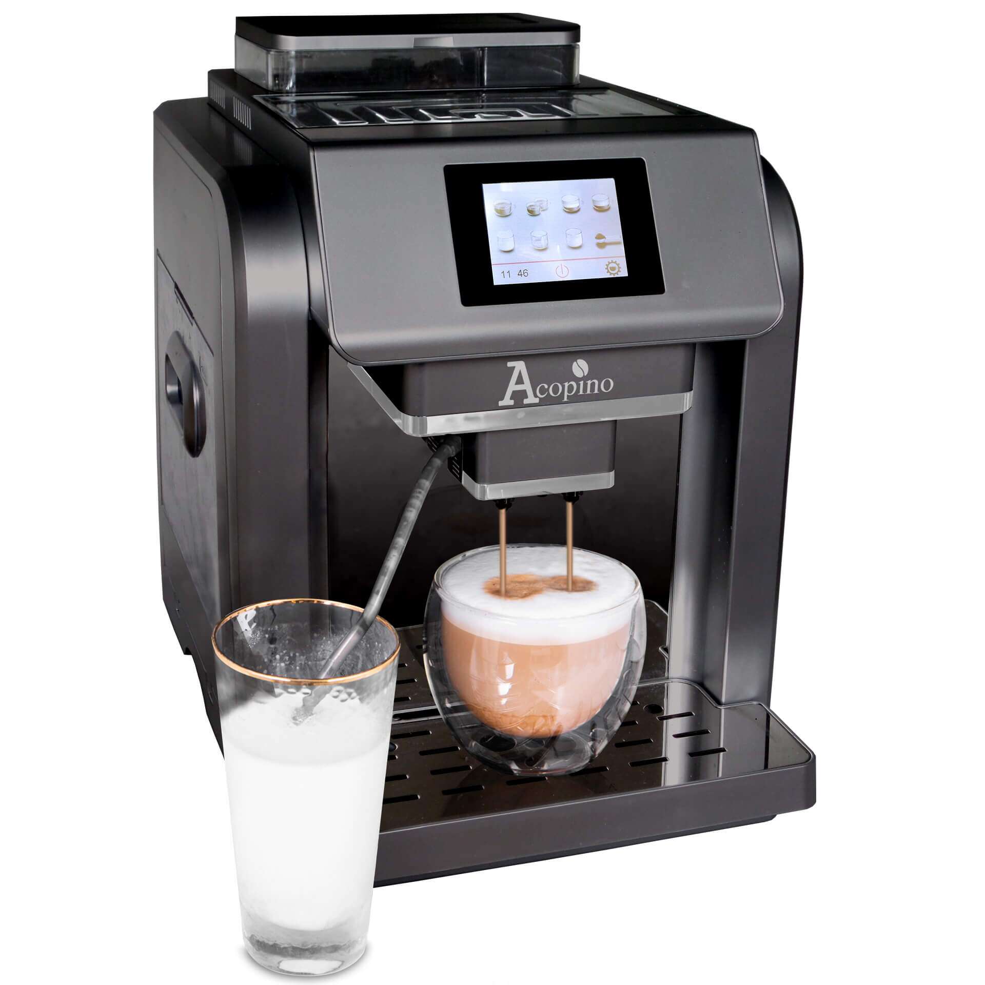 Acopino monza automata kávéfőző - szürke