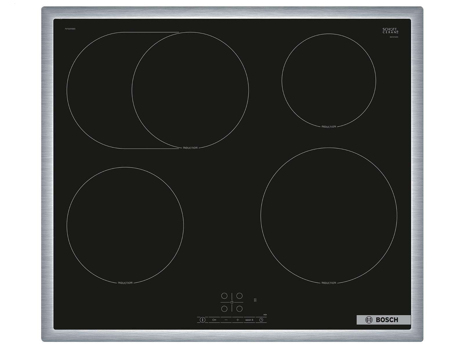 Bosch serie 4 pif64rbb5e indukciós főzőlap - fekete