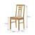 Silas dining chair K90_41 dimensions: 41 x 50 x 90 cm, seat height 44 cm, sonoma oak with beige fabric seat