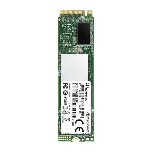 Transcend 1TB 220S M.2 PCIe SSD, 1TB NVMe SSD, PCIe Gen 3 x4, DRAM gyorsítótárral
