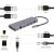 GEMBIRD A-CM-COMBO5-05 USB-Hubadapter mit mehreren Anschlüssen, Typ C, 5-in-1-Hubadapter, HDMI, PD, Kartenleser, LAN 72458484