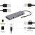GEMBIRD A-CM-COMBO5-05 USB-Hubadapter mit mehreren Anschlüssen, Typ C, 5-in-1-Hubadapter, HDMI, PD, Kartenleser, LAN 72458484