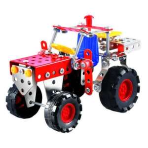 Conmay 4 in 1 metal construction set, 160 pieces, build 4 different vehicles, including tractors and an off-road vehicle - Metal building toy