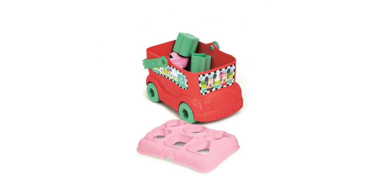 Clementoni Minnie Mouse shape sorting bus skill building toy Pepita