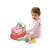Baby playing with Clementoni Minnie Mouse shape sorter bus toy