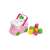 Clementoni Baby Minnie Shape Sorter Bus, pink bus with Minnie Mouse design, shape sorting toy for babies