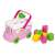 Clementoni Baby Minnie Shape Sorter Bus, pink bus with Minnie Mouse design, shape sorting toy for babies