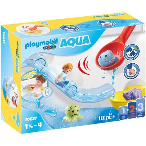 Playmobil Vízi csúszda tengeri állatokkal