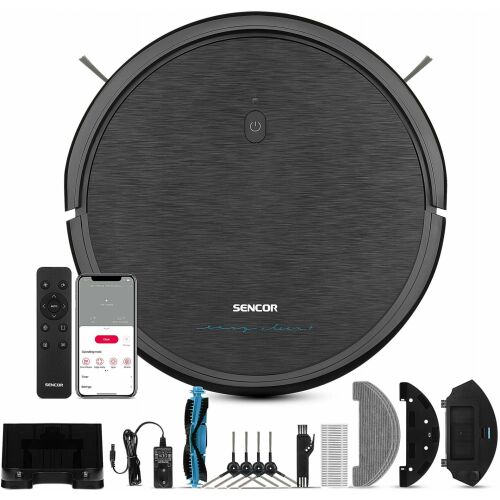 Sencor SRV 3160TQ Robotporszívó, fekete