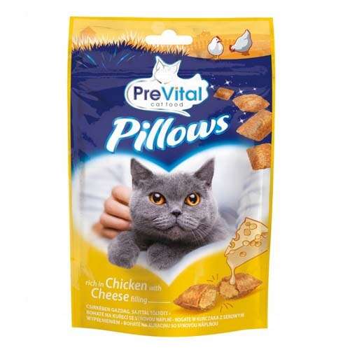 Prevital Snack 60 g Pillow csirke/sajt jutalomfalat cicáknak