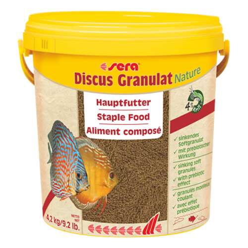 SERA Discus Granulat Nature - Diszkoszhal Táplálék - 4,2 kg 72465503 - Sera