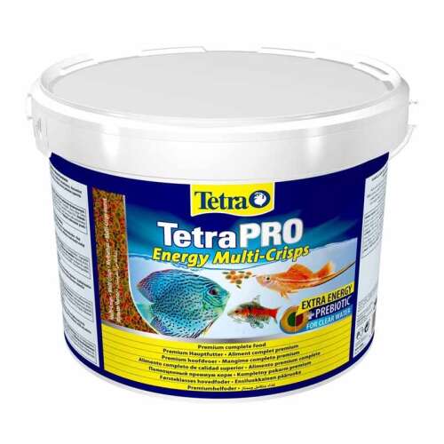 Tetra Pro Energy Multi-Crisps Haleleség, 10 Liter, Prémium Teljes Élelem Díszhalak Számára