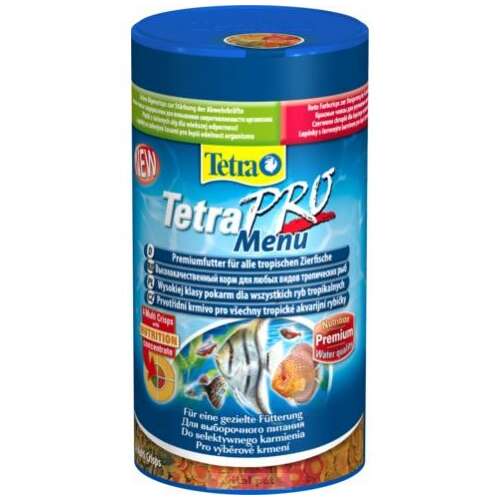 TetraPro Menü Fischfutter für tropische Fische, 250ml