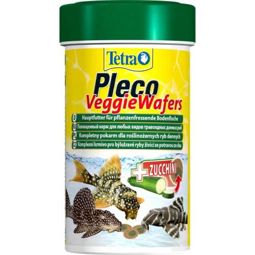 Tetra Pleco Veggie Wafers - Növényevő Haleleség - 100 ml