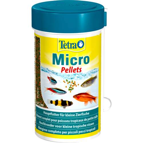 Tetra Micro Pellets Fischfutter für kleine tropische Fische, 100ml