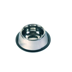 Castron pentru câini cu urechi lungi Trixie din oțel inoxidabil, 0.9l - Trixie