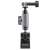 Telesin Universal Handlebar Tube Clamp Mount for action cameras and smartphones, aluminum, GP-HBM-003, side view