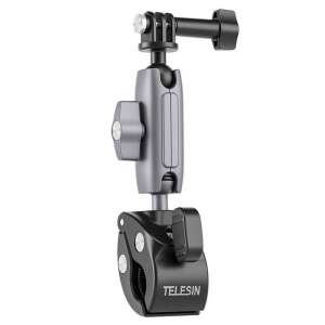 Telesin Universal Handlebar Tube Clamp Mount for action cameras and smartphones, aluminum, GP-HBM-003 - Telesin Action Camera Accessory