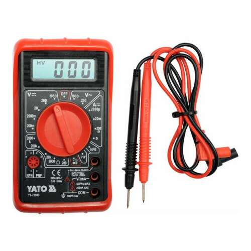 YATO YT-73603 digital multimeter with test leads