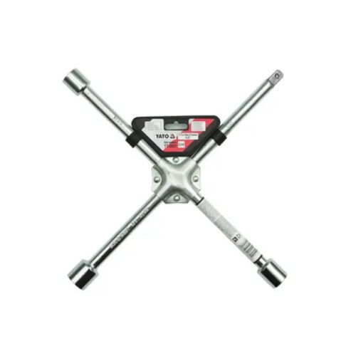 Cheie cruce pentru roți YATO 17x19x21x1/2" CrV pentru schimbarea anvelopelor