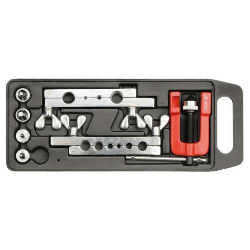 YATO 7-частичен комплект инструменти за разширяване на тръби за спирачни и хидравлични тръби (3-19 mm) в куфар