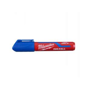 Milwaukee Inkzall Large Chisel Tip Marker, Blue - Permanent marker