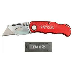 YATO Universal Knife with spare blades, red handle - Garden Tool & Machine