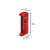 Milwaukee PACKOUT™ Paper Towel Holder, red, with dimensions