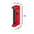 Milwaukee PACKOUT™ Paper Towel Holder, red, with dimensions