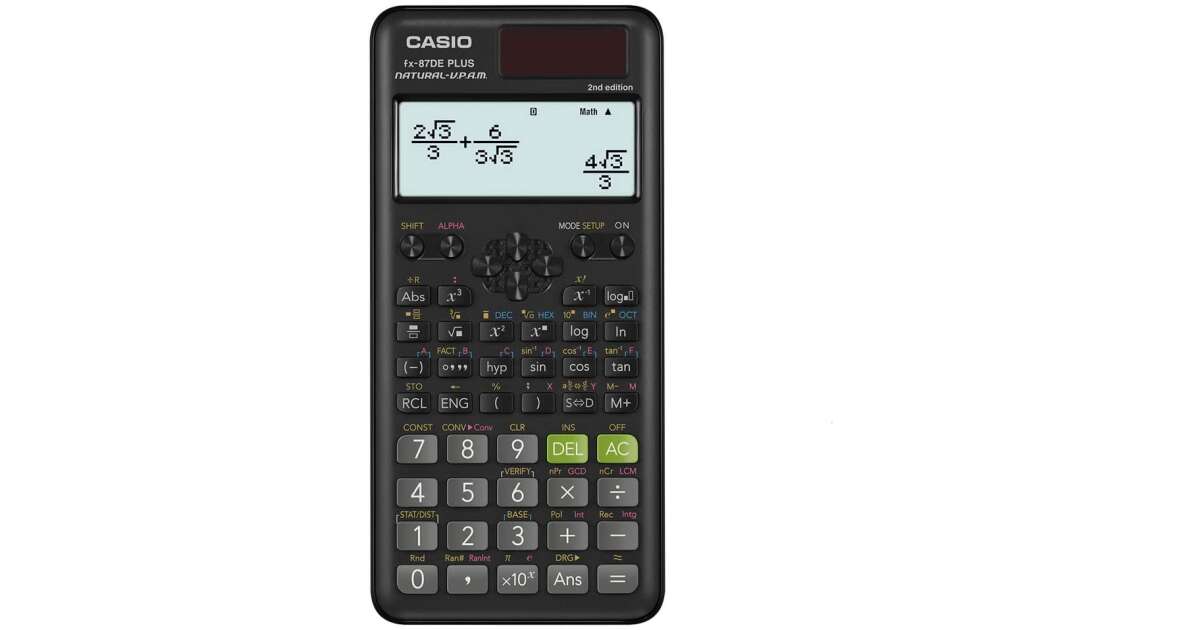 Calcuso Sparpack: Casio FX 87 DE Plus 2nd Edition Wissenschaftlicher Calcuso Sparpack: Casio FX 87 DE Plus 2nd Edition Wissenschaftlicher