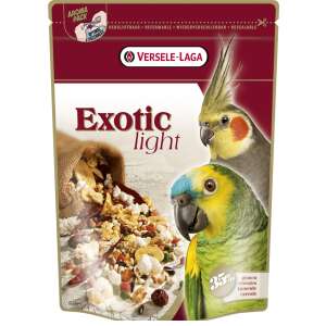 Versele-Laga Exotic Light papagájeleség, 750g-os csomag, alacsony zsírtartalmú, kakadu és más papagájok számára - Madáreleség