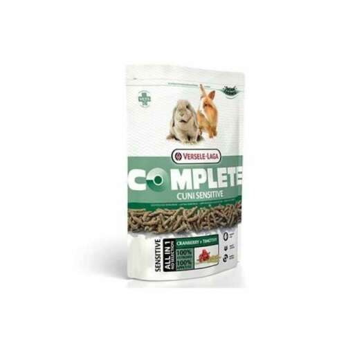 Versele-Laga Complete Cuni Sensitive nyúl eledel, 500g-os csomag, áfonya és timothy, érzékeny emésztéshez - Rágcsálóeleség