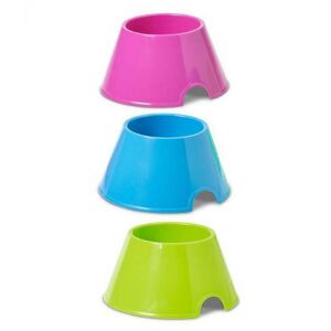 Savic Picnic Spaniel Tál, 0.7L Műanyag kutya tál hosszú fülű kutyáknak, válogatott színek - Savic