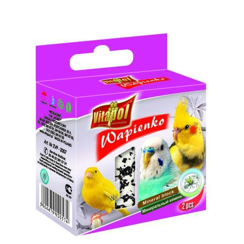 Vitapol Wapienko ásványblokk madaraknak, 2 db-os csomag