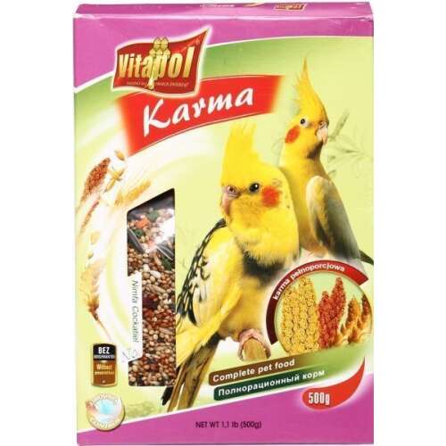 Vitapol Karma Teljesértékű Eledel Nimfa Papagájoknak, 500g