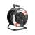 YATO 20m extension reel with 4 sockets, IP44 rated, black