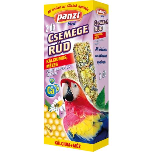 Panzi Kálciumos, Mézes Rúd Óriás papagájok részére, 2 db