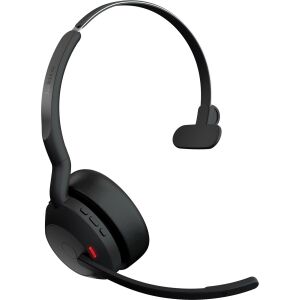 Jabra Evolve2 55 (Microsoft Teams) (USB-A) Wireless Mono Headset - Black 130978055 - Jabra Headphone