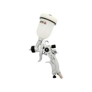 YATO HVLP paint sprayer, 100 ml top tank, 0.8 mm nozzle - Compressor Accessory