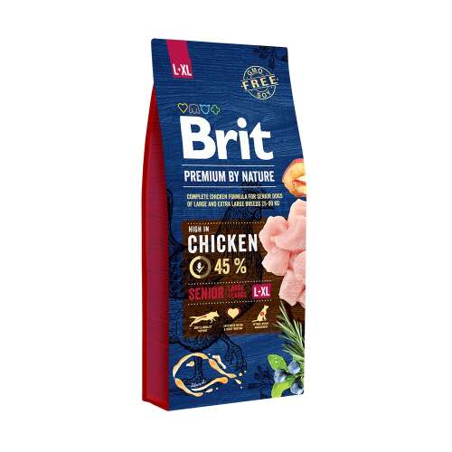 Brit Premium by Nature Senior L/XL 15kg Trockenfutter für ältere Hunde großer und sehr großer Rassen